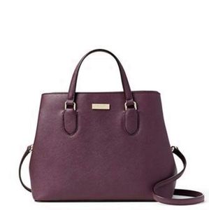 kate spade Plum Leather Satchel
